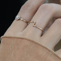 K10 ダイヤモンド 3pc リング