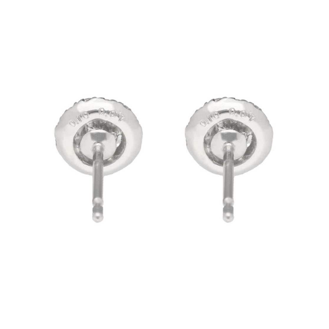 PT900 計0.3ctダイヤモンド ヘイロー ピアス – anybelle