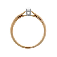 K18 ダイヤモンド0.3ct オーバルカット リング