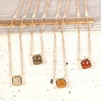 【1点物】K10 ナチュラルダイヤモンド ホワイト ネックレス