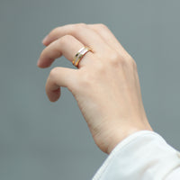 K18 ダイヤモンド25pc ルシード5.0mm リング