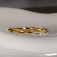 PT950 K18 プリズム2.0mm リング