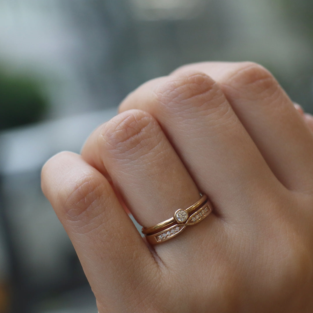 SV925 カラーストーン TSUBOMI リング