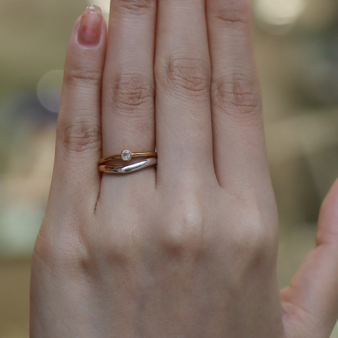 SV925 カラーストーン TSUBOMI リング