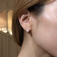 K18 6mm アコヤパール ピアス