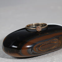 【1点物】K10 ナチュラルダイヤモンド ピンク リング