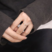 【1点物】K10 ナチュラルダイヤモンド ホワイト リング