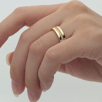 K18 ダイヤモンド25pc ルシード5.0mm リング