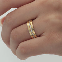 K18 ダイヤモンド25pc ルシード5.0mm リング