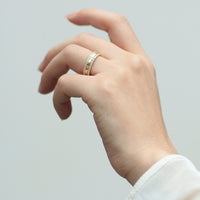 K18 ダイヤモンド50pc ルシード5.0mm リング