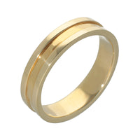 K18 ルシード5.0mm センターライン リング