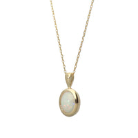 K10 オパール 覆輪 ネックレス