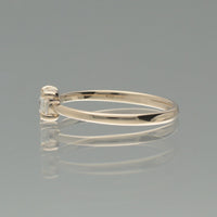 【1点物】K10 ナチュラルダイヤモンド オーバル ローズカット リング