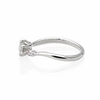 【1点物】PT900 ダイヤモンド0.35ct サイドピンクダイヤモンド リング