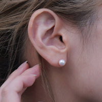 K18 6mm アコヤパール ピアス