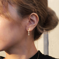 K10 ダイヤモンド 3pc ピアス