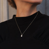 K10 オパール 覆輪 ネックレス