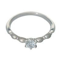 PT900 ダイヤモンド 0.3ct ドレープ リング