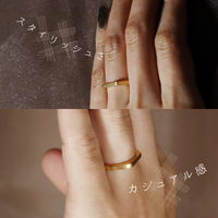 PT950 K18 ソリッド2.0mm リング