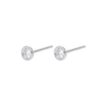 PT900 計0.2ct ダイヤモンド 覆輪 ピアス