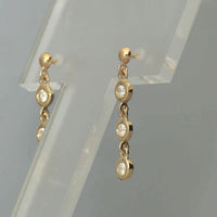 K18 ダイヤモンド 3pc ピアス