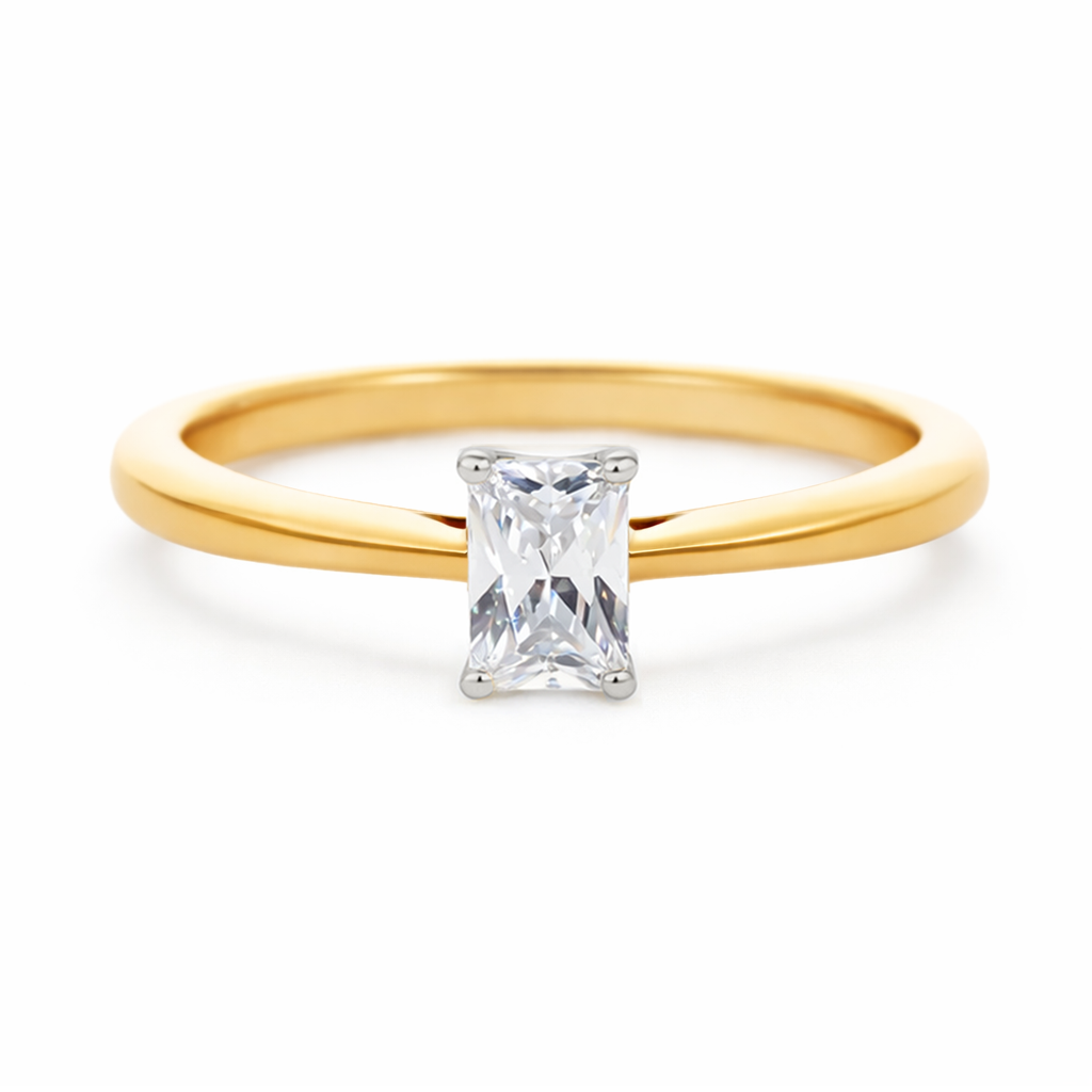 K18 ダイヤモンド0.5ct エメラルドカット リング – anybelle