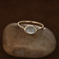 K10 ミルキーアクアマリン リング