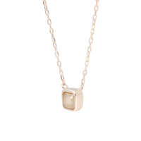 【1点物】K10 ナチュラルダイヤモンド イエロー ネックレス