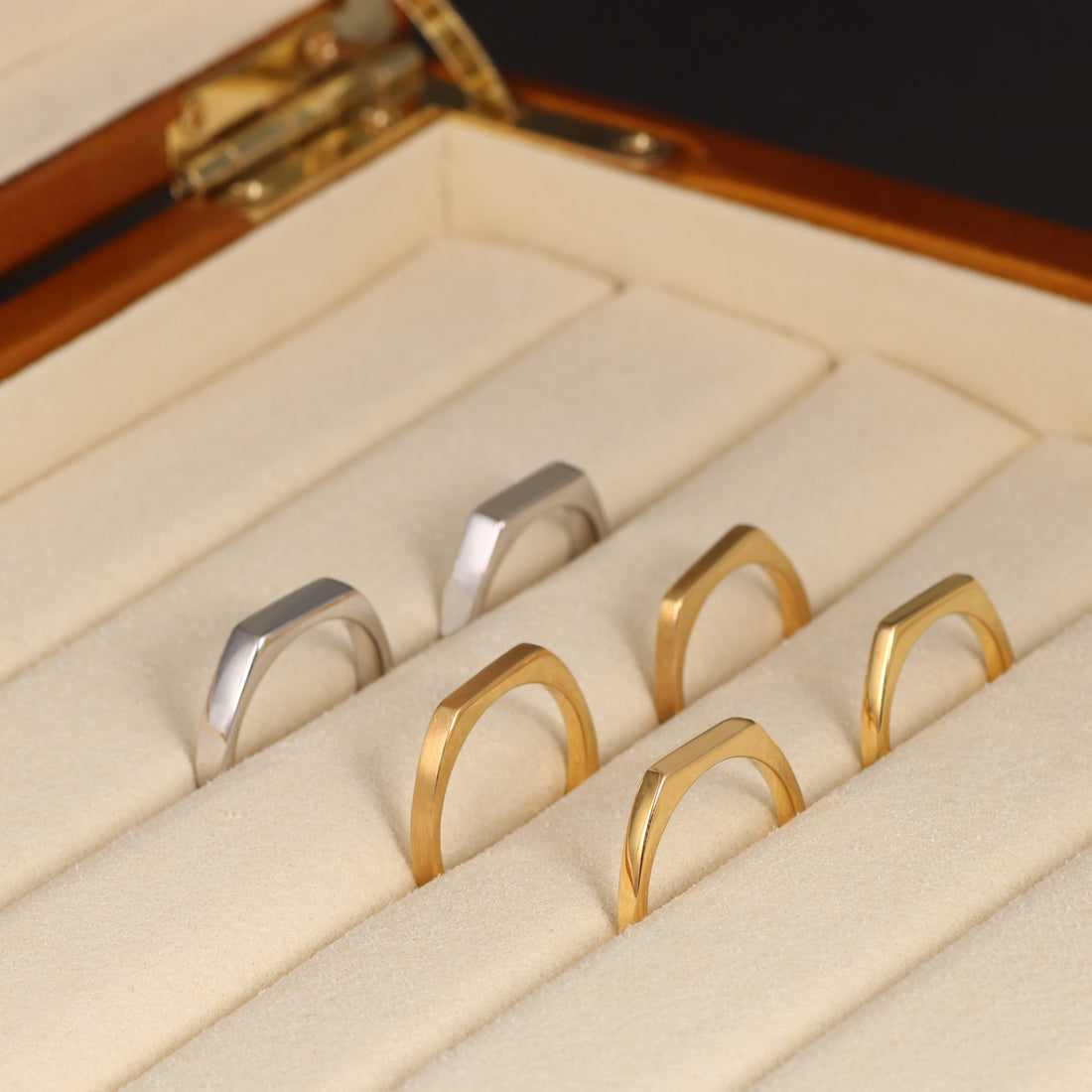 PT950 K18 ソリッド2.0mm リング