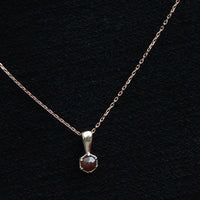 K10 ナチュラルダイヤモンド ヘキサゴンカット ミル ネックレス