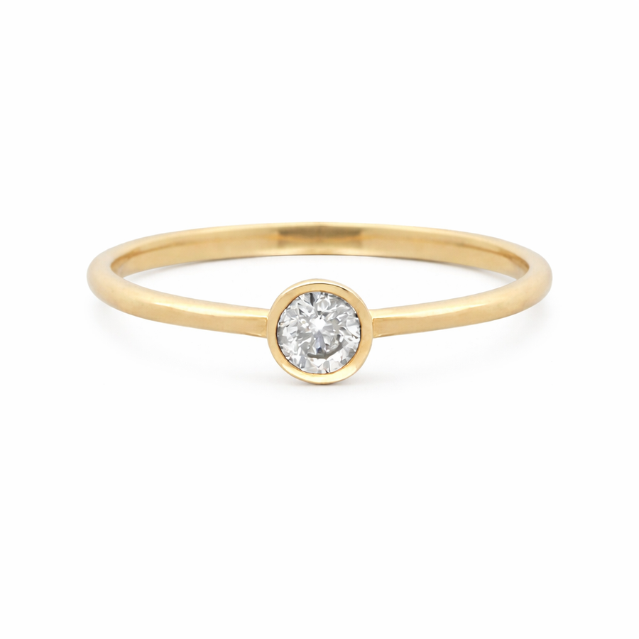 K10 ダイヤモンド0.1ct 覆輪 リング – anybelle