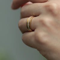 K18 ダイヤモンド25pc ルシード5.0mm リング