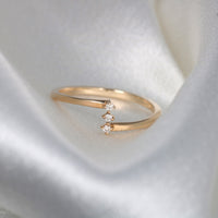 K10 ダイヤモンド 3pc リング