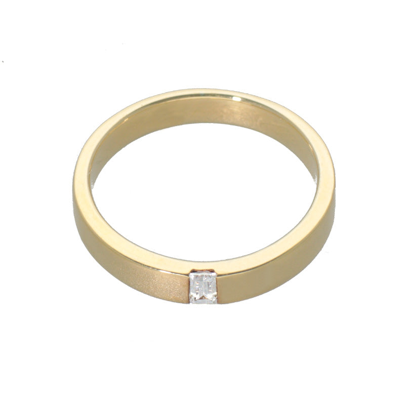 K18 ダイヤモンド バゲットカット ルシード3.0mm リング