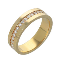 K18 ダイヤモンド25pc ルシード5.0mm リング