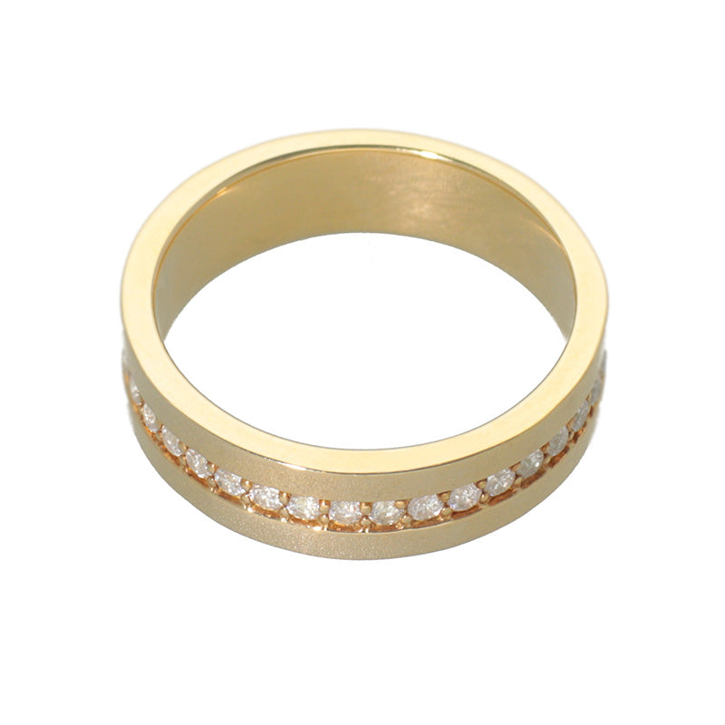 K18 ダイヤモンド25pc ルシード5.0mm リング