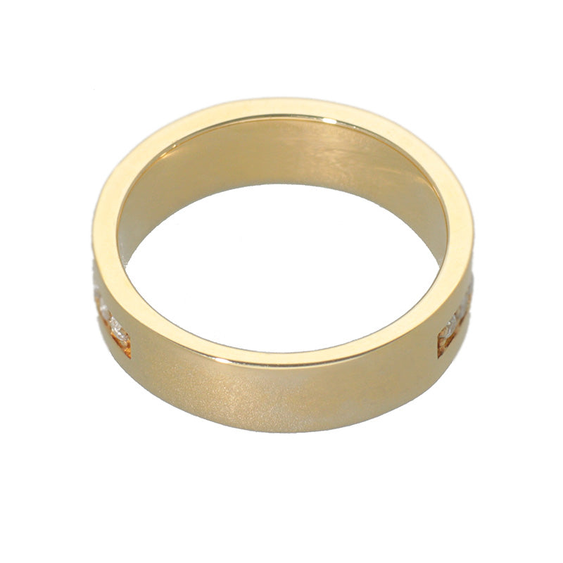 K18 ダイヤモンド25pc ルシード5.0mm リング