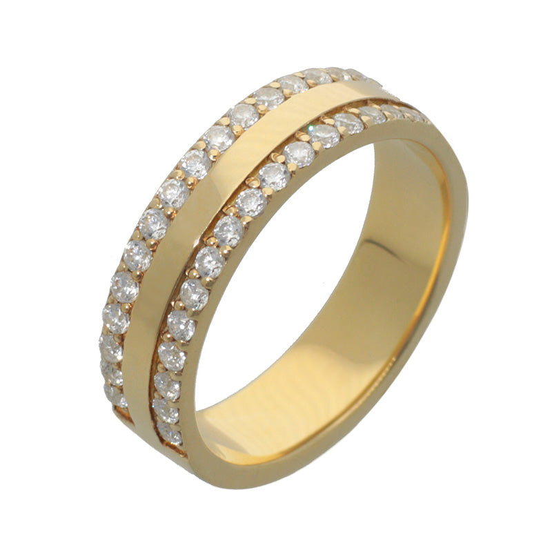 K18 ダイヤモンド50pc ルシード5.0mm リング