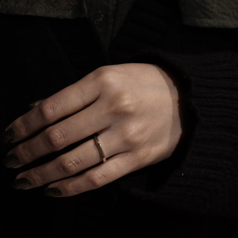 PT950 K18 ソリッド2.0mm リング