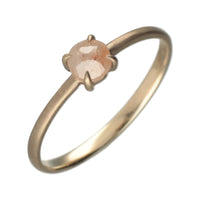 【1点物】K10 ナチュラルダイヤモンド ピンク リング