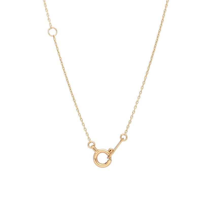 K10 ナチュラルダイヤモンド ヘキサゴンカット ミル ネックレス