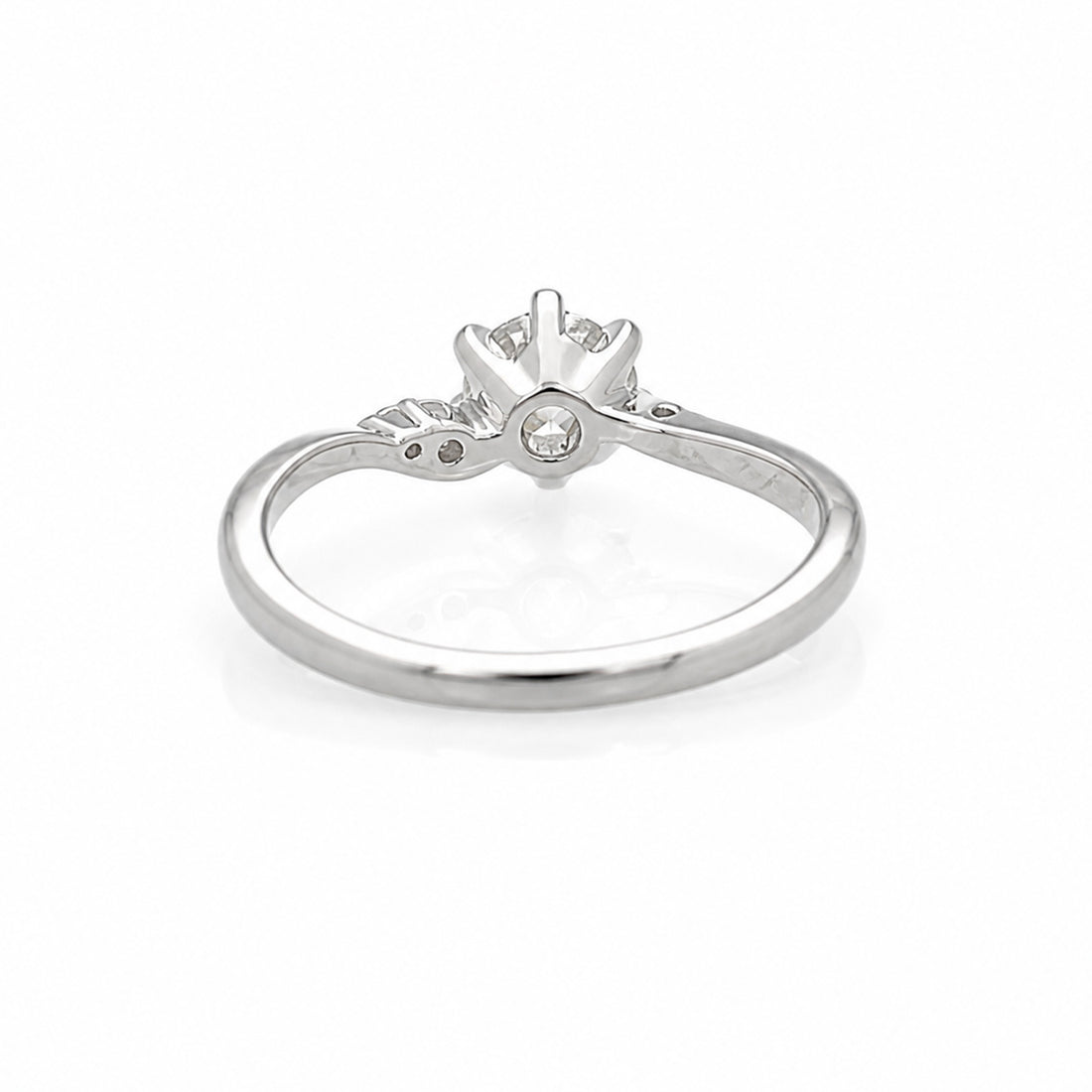 【1点物】PT900 ダイヤモンド0.35ct サイドピンクダイヤモンド リング