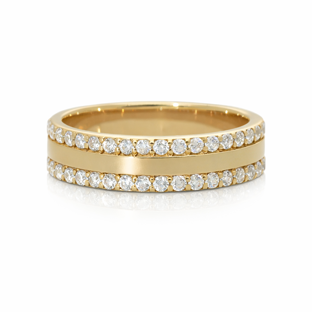 K18 ダイヤモンド50pc ルシード5.0mm リング