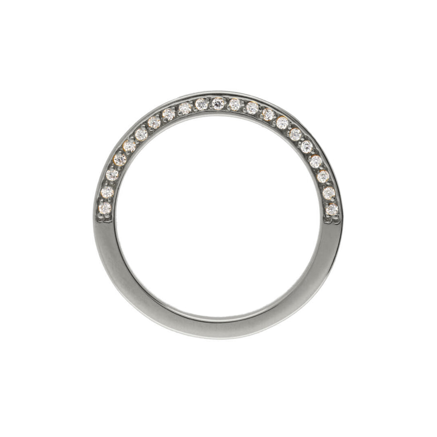 PT950 K18 ダイヤモンド サイド 2.0mm リング